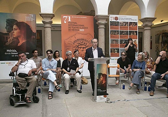 Así ha sido la presentación de la obra 'Alejandro y el eunuco persa'