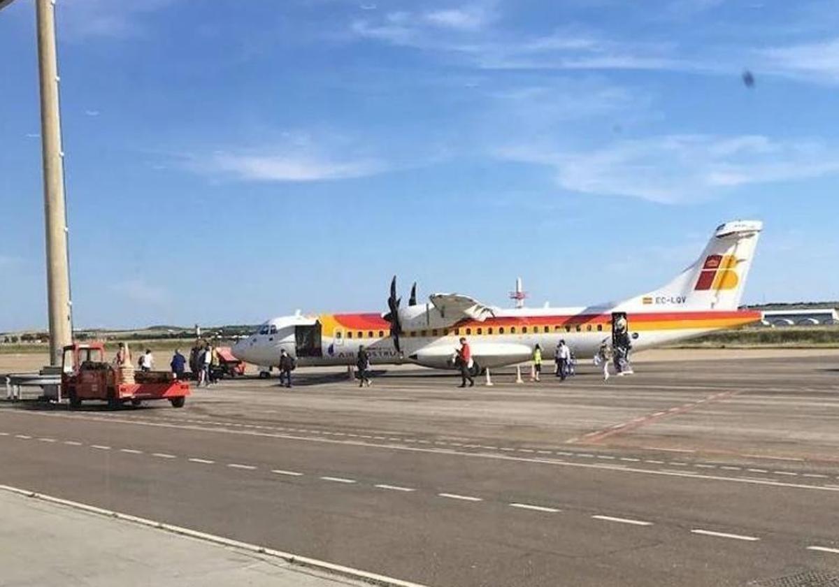 Imagen de archivo del aeropuerto de Badajoz.