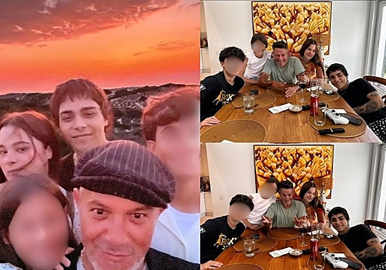 Alejandro Sanz junto a sus hijos de vacaciones en Comporta