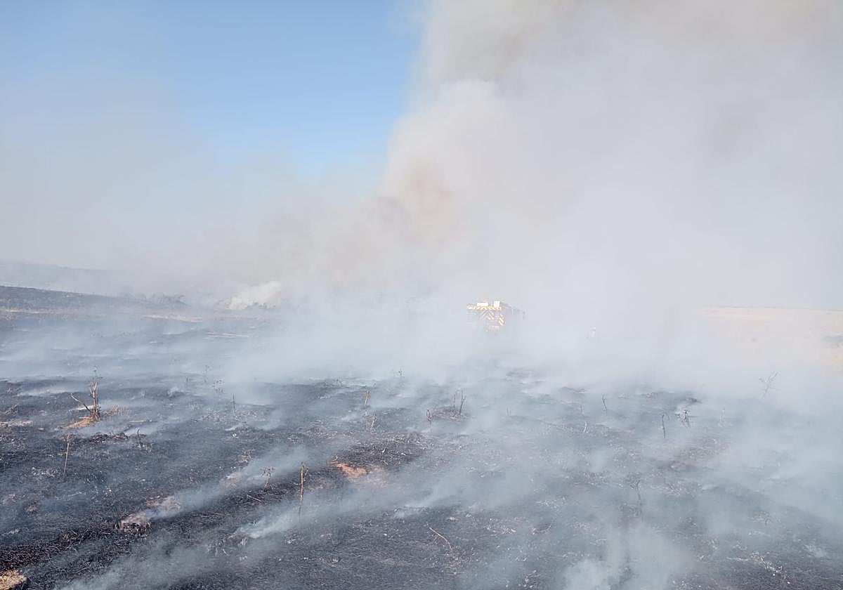 Extremadura sufre al menos seis incendios forestales este martes