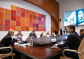 Imagen de archivo de una reunión del Consejo de Gobierno de la Junta.
