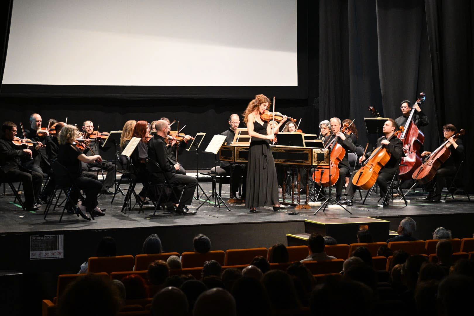 La Orquesta de Extremadura durante uno de sus conciertos.