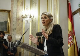 Yolanda Díaz, ministra de Trabajo y Economía Social de España