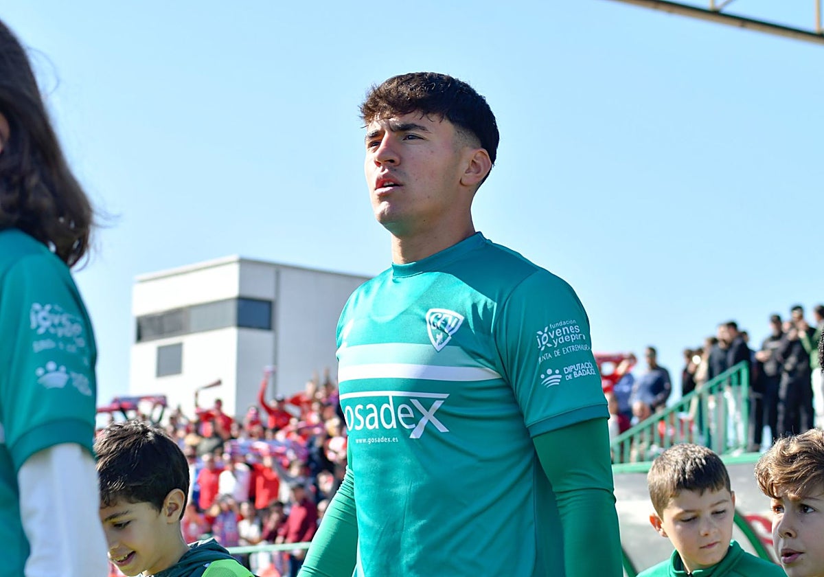 Pablo Guerrero con el Villanovense.