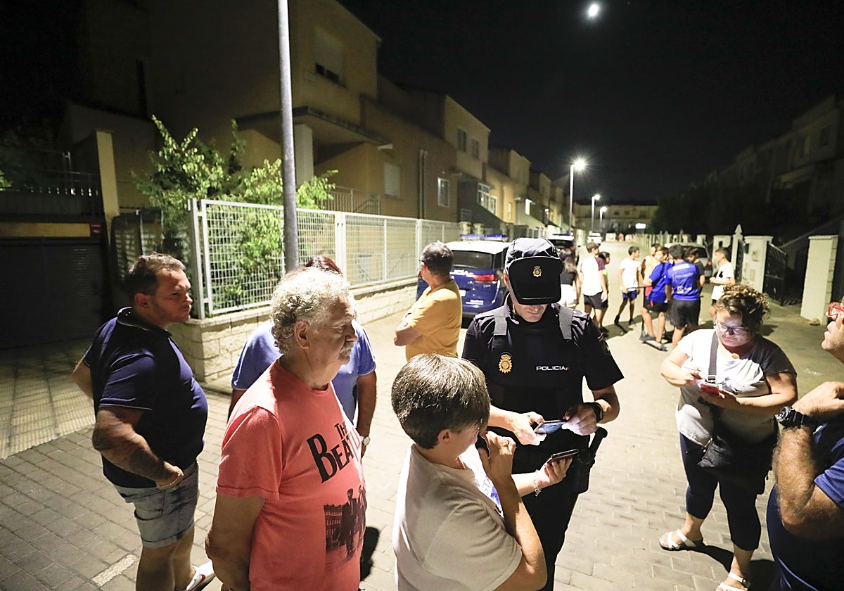 Protesta por una okupación en Cáceres en una imagen de archivo.