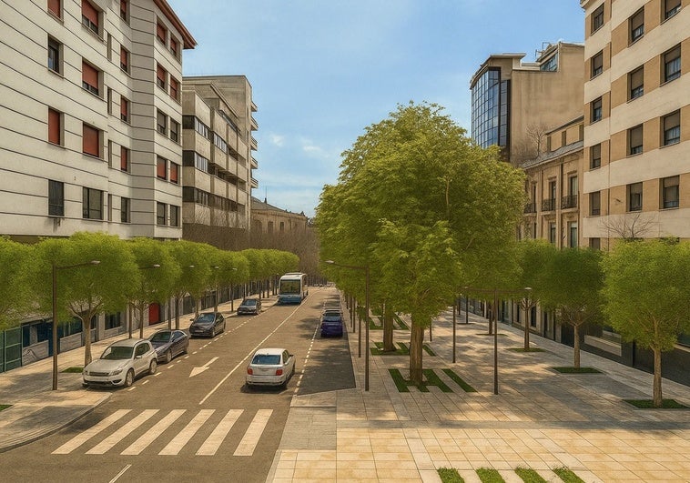 Así será la avenida Virgen de la Montaña de Cáceres tras la reforma