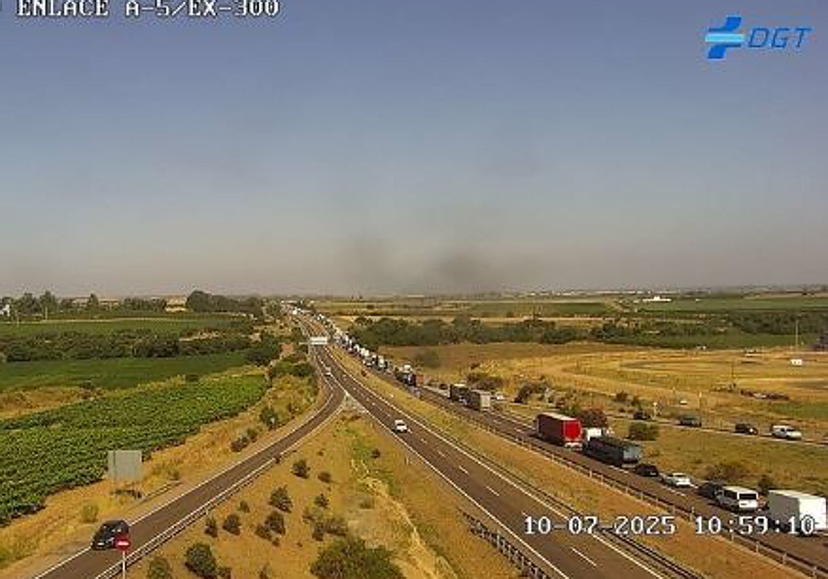 Retenciones en la A-5.