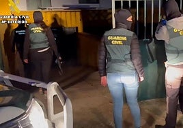 Así fueron los registros en Badajoz y otras provincias dentro de la operación para desarticular la red