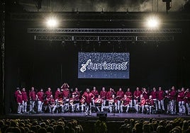 Furriones, en su actuación de este sábado durante la primera edición del Baluba Fest.