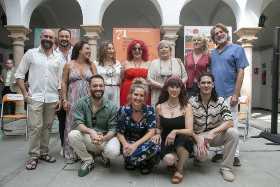 Foto tomada en la presentación de la obra 'Ifigenia'