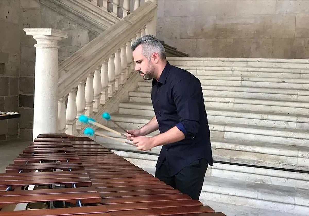 Jesús Valero en una de sus actuaciones.