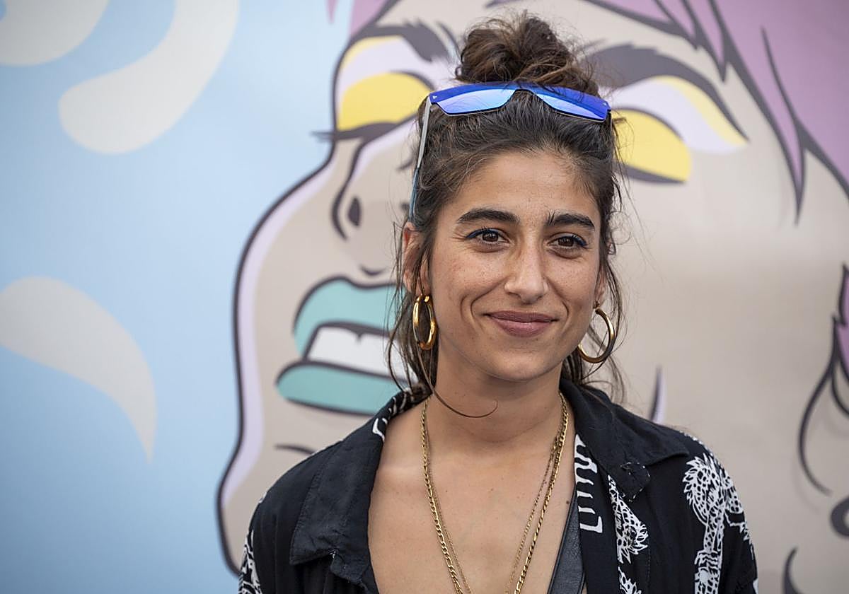 Carolina Yuste en la fiesta de los Palomos de Badajoz.