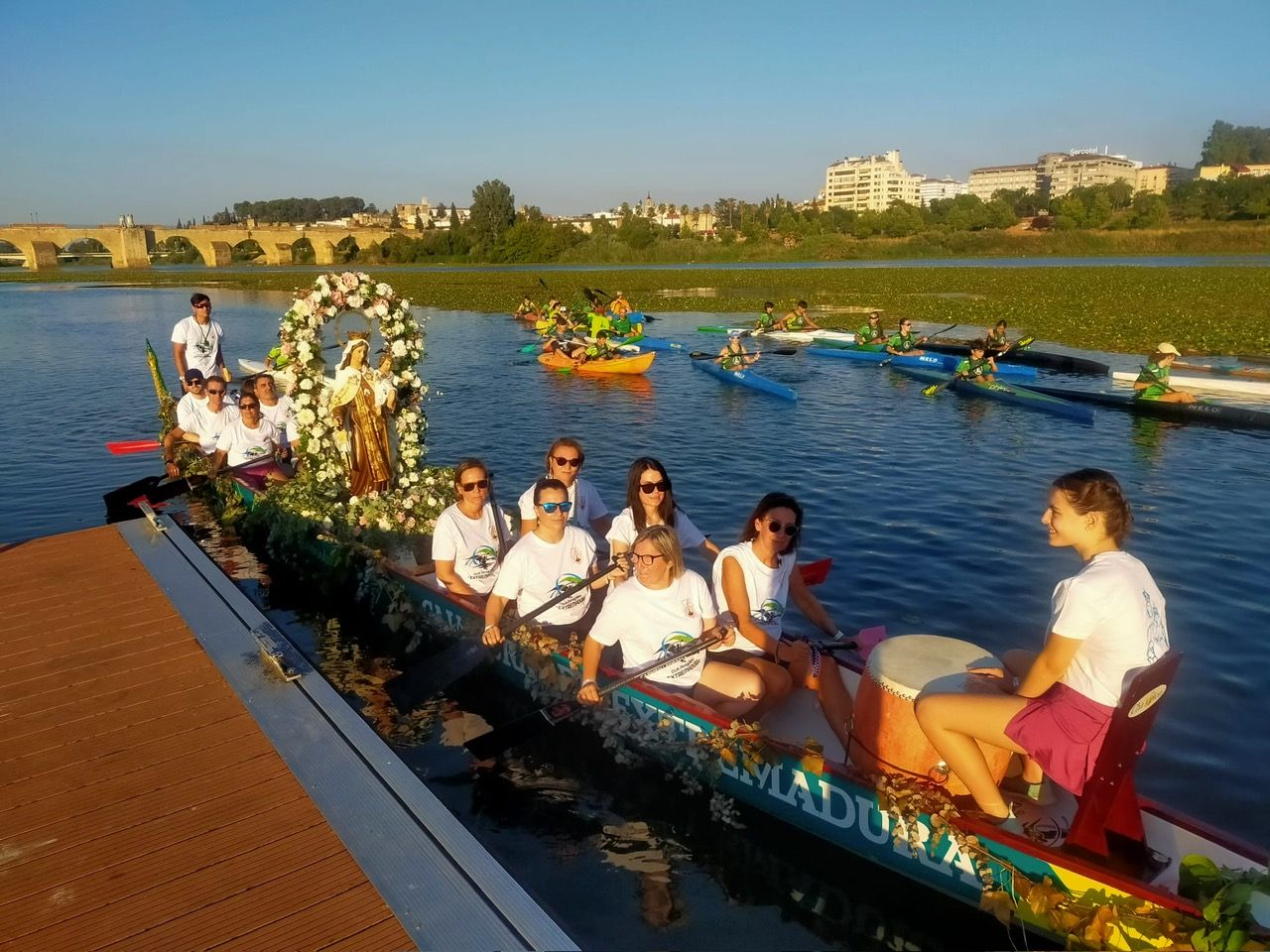 Así ha sido la procesión de la Virgen del Carmen en Badajoz