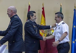 Agentes cacereños y valencianos protgonizaron el día de la patrona de la Policía Local.