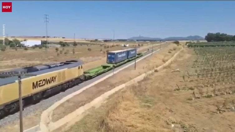 Servicio de autopista ferroviaria hacia Expacio Mérida
