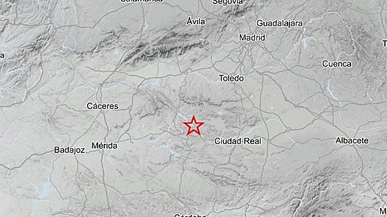 Extremadura registra un nuevo temblor
