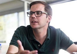 José Manuel Gamero, el pasado martes en la sede de HOY en Cáceres.