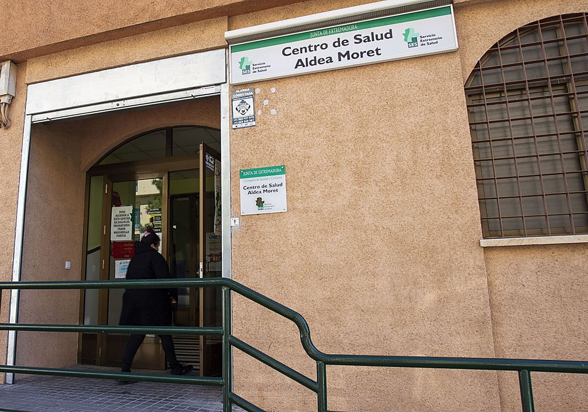 Centro de salud de la barriada cacereña de Aldea Moret.