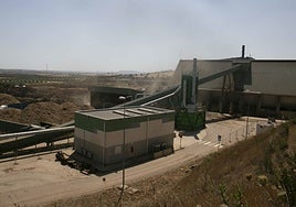 Instalaciones de la planta de biomasa de Magnon en Mérida.