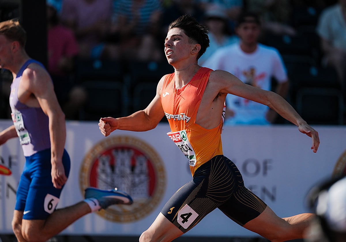 Zurita durante la prueba.