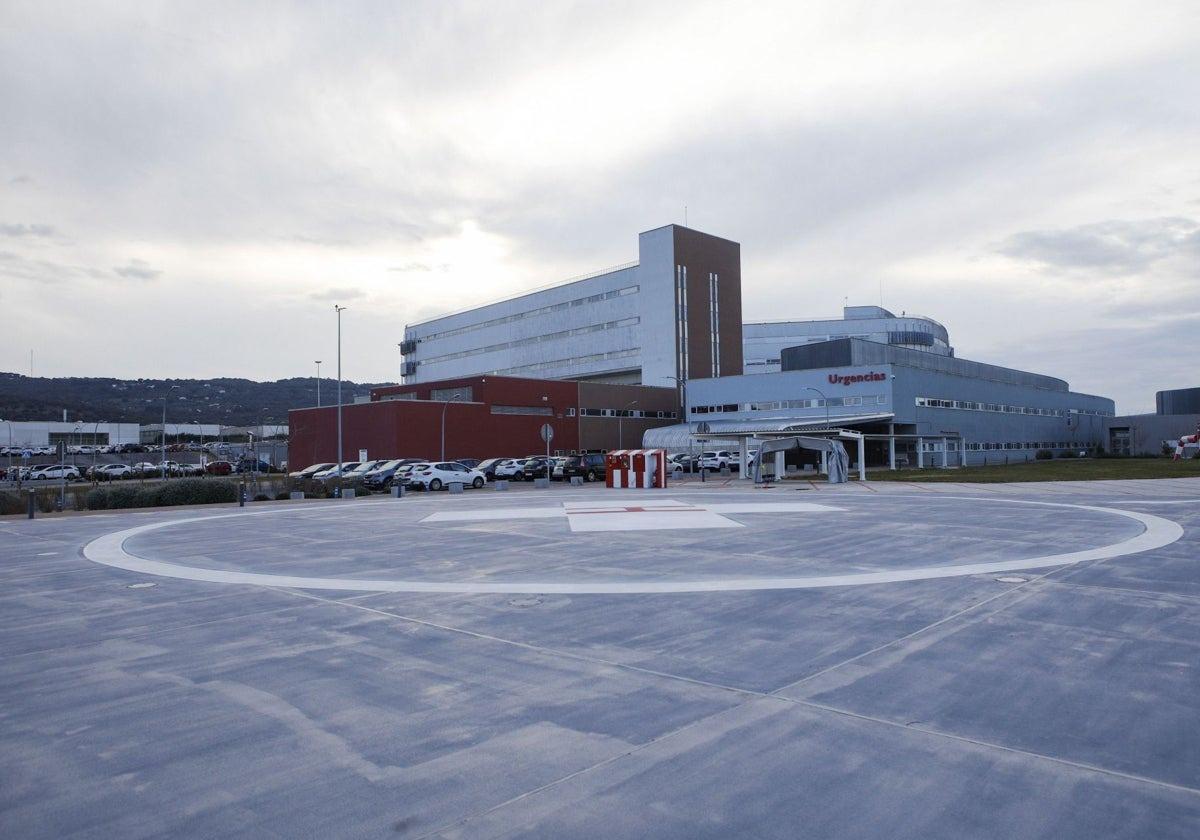 Helipuerto del Hospital Universitario de Cáceres.