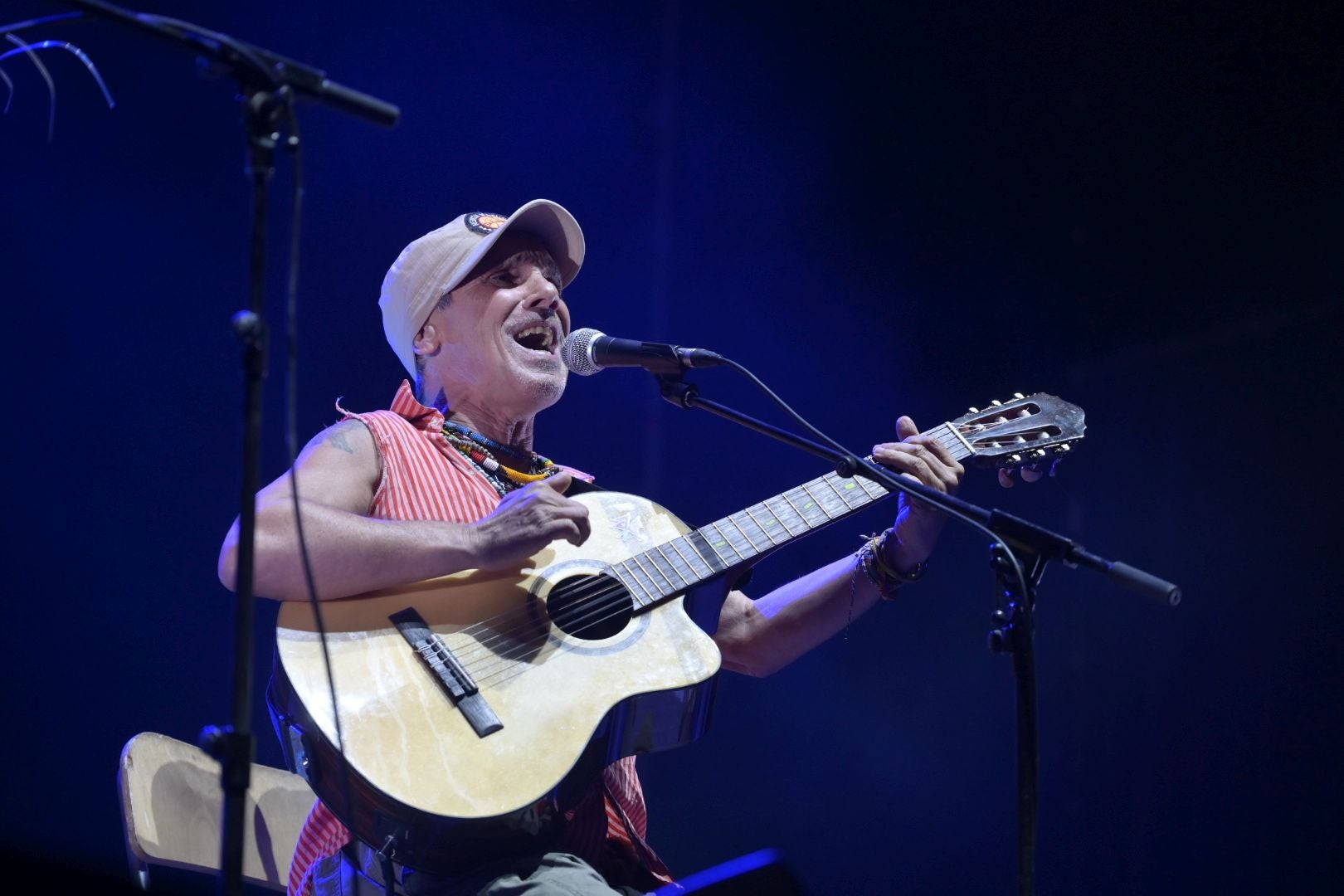 Así fue el concierto de Manu Chao en el Alcazaba Festival de Badajoz