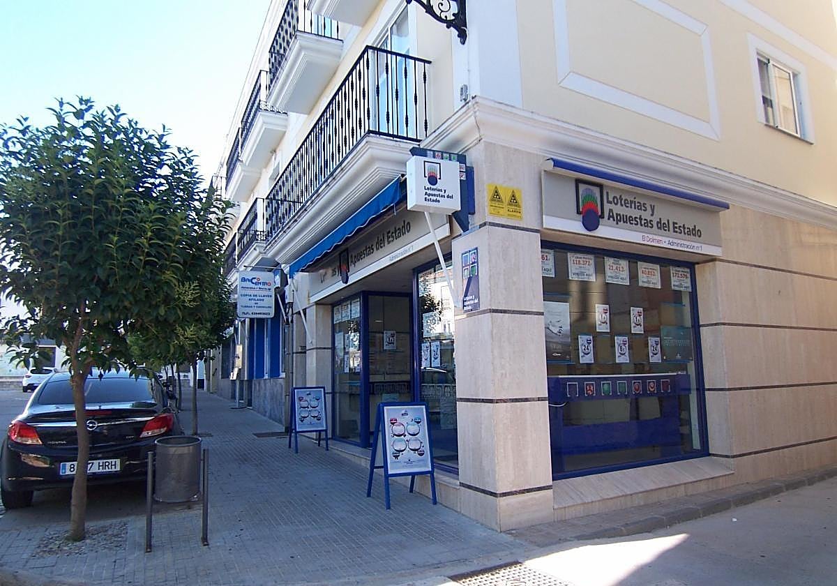 Administración que ha vendido el número premiado en la Lotería Nacional.