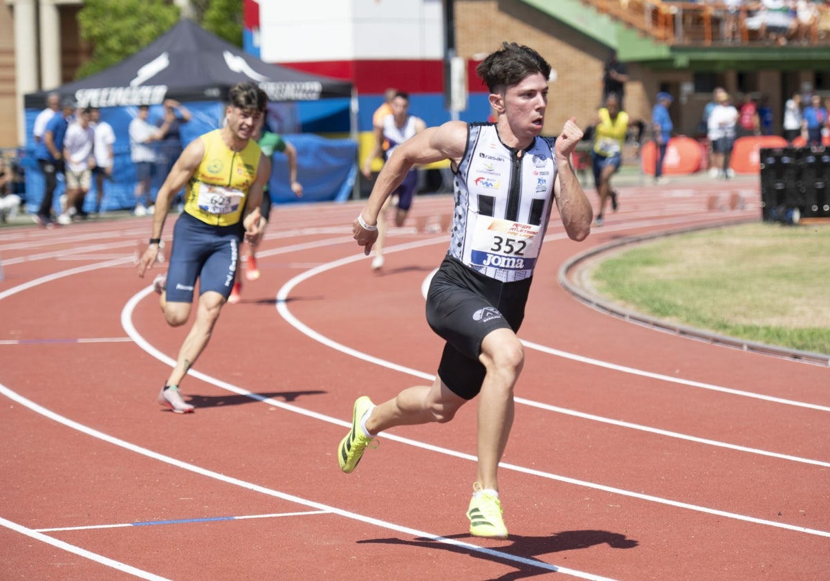 David García Zurita en el Campeonato de España Sub-23 celebrado en Badajoz.