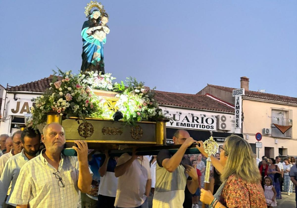 Procesión de la Virgen de la Piedad.