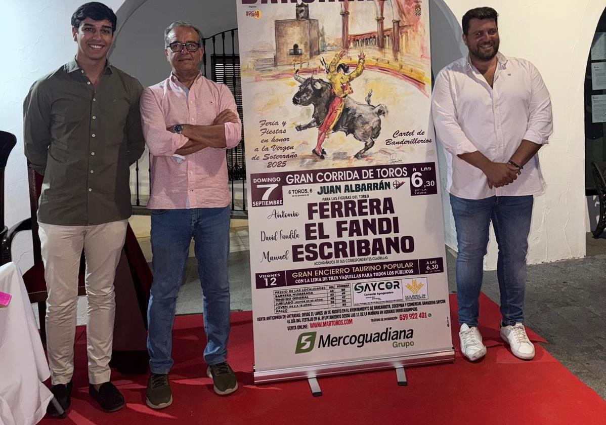 Presentación del cartel en Barcarrota.