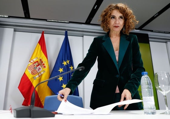 María Jesús Montero, ministra de Hacienda.