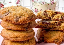 Cookies americanas con chocolate