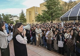 Imagen de archivo del examen MIR celebrado 2025 en la sede de Badajoz.