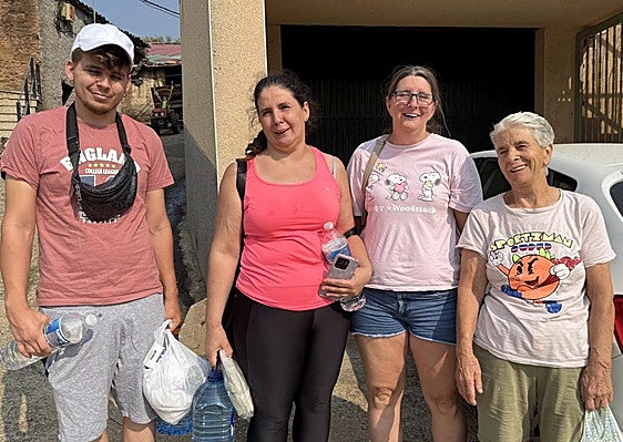 La familia de Ana Belén Caletrío vuelve a su casa en Dehesilla.