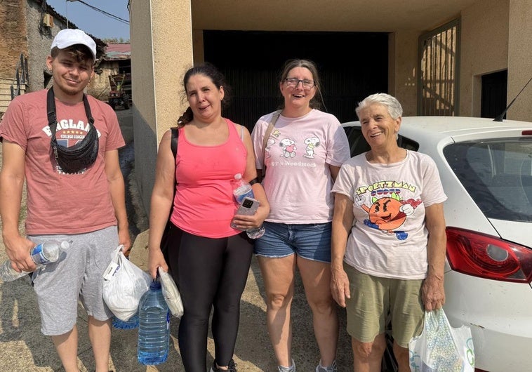 La familia de Ana Belén Caletrío vuelve a su casa en Dehesilla.