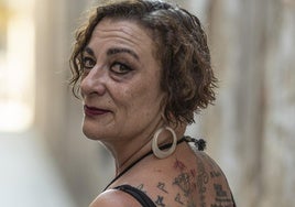 Paca Velardiez, vecina del Casco Antiguo de Badajoz.
