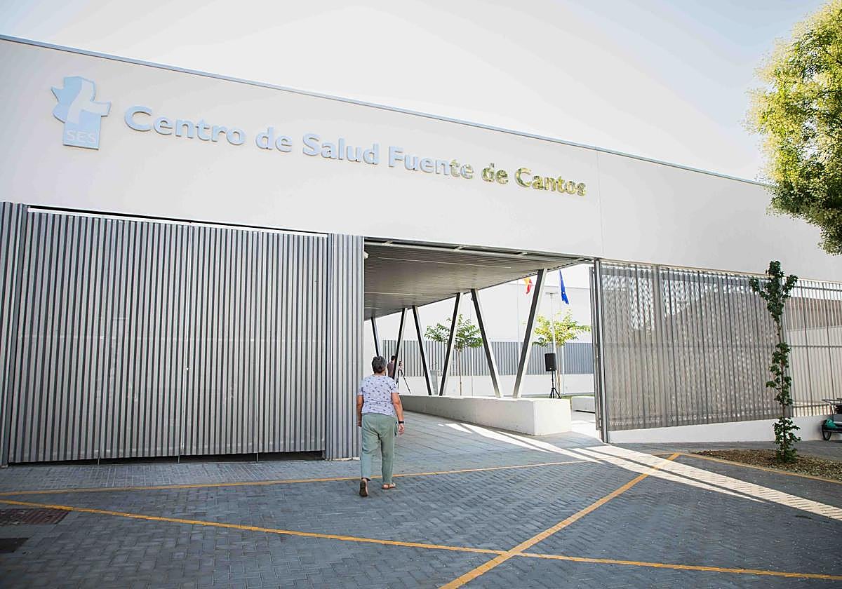 Nuevo centro de salud de Fuente de Cantos, una de las obras acometidas en el primer semestre.