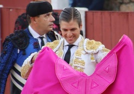 Alejandro Mora, con la muleta.