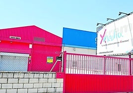 La nave cerrada en la que desarrollaba su actividad la empresa Xtremmedia.