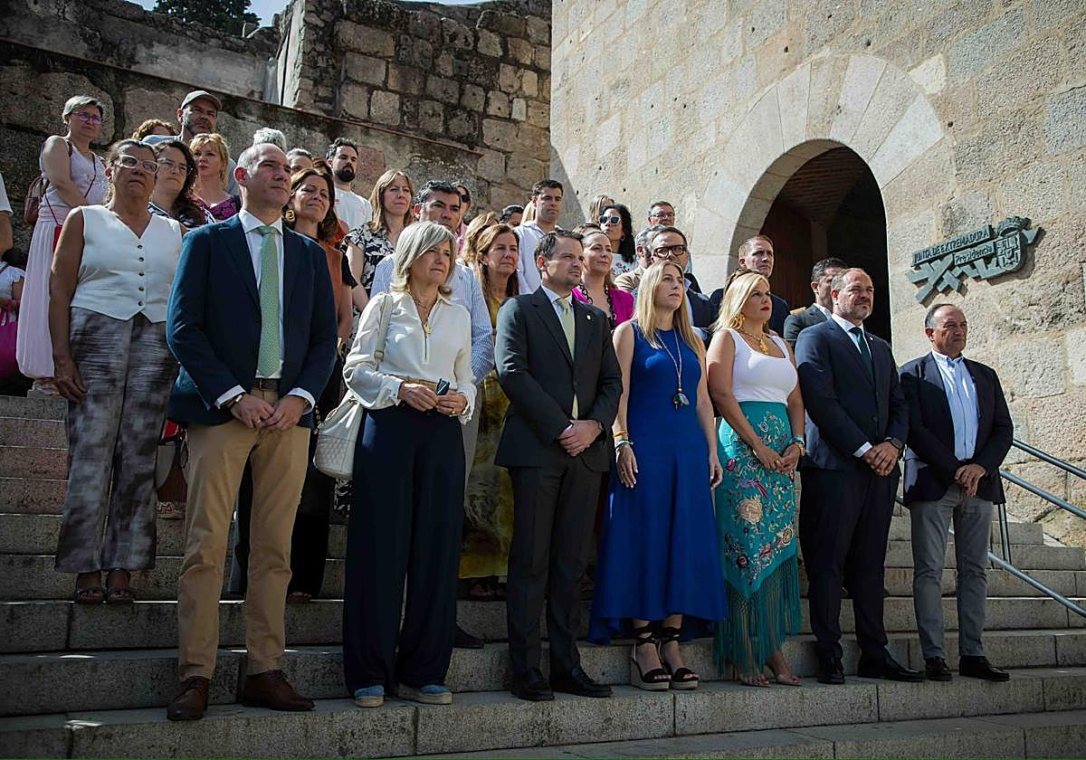 Minuto de silencio en Mérida.