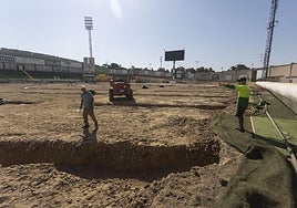 La reforma del estadio cacereño Príncipe Felipe, en imágenes