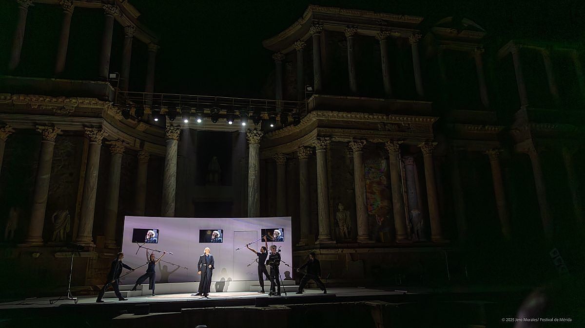 El estreno de &#039;Memorias de Adriano&#039; en el Teatro Romano, en imágenes