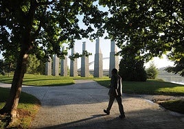 El parque de las siete sillas de Mérida.