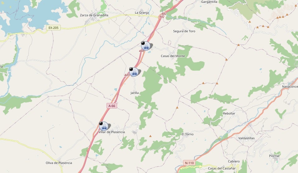 El incendio de Jarilla, en imágenes