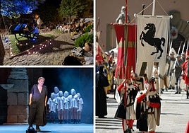 El Festival Medieval de Alburquerque, Periferias, Las Troyanas y La Zaragutía Mora, atractivos del puente