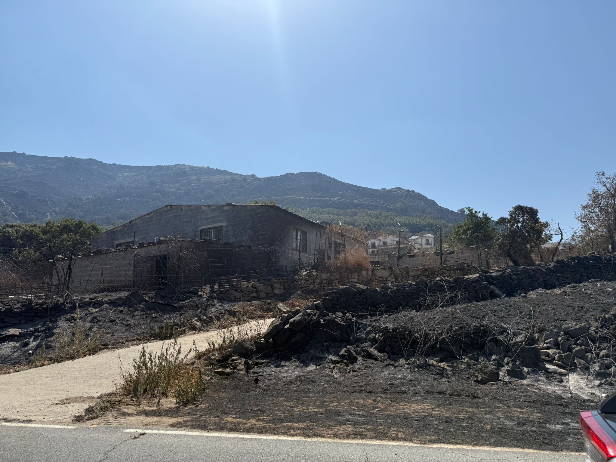 Así ha quedado la comarca de Trasierra tras el incendio de Jarilla