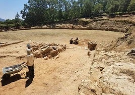 Excavaciones en esta campaña en Ammaia, en Portugal.