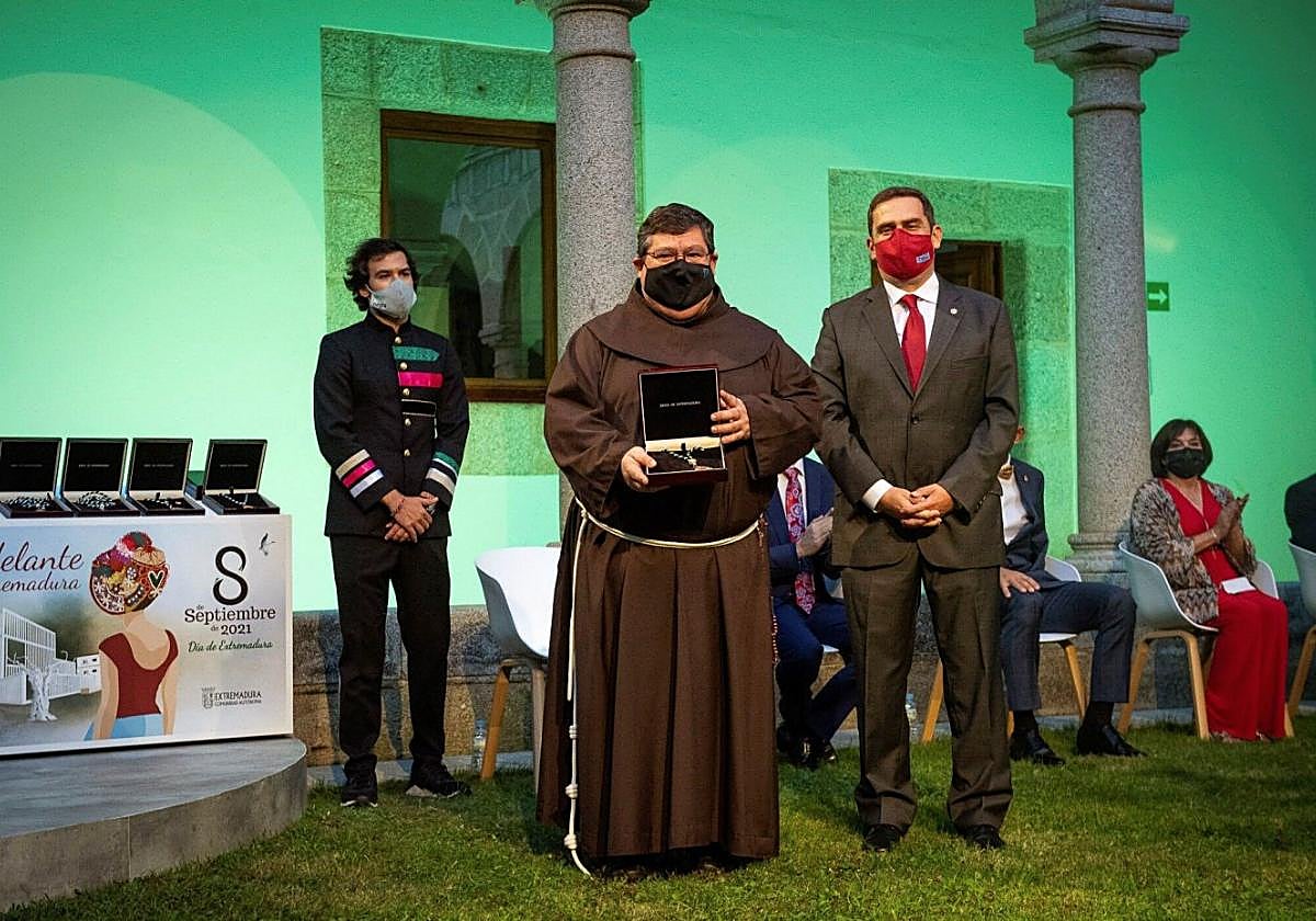 Entrega de la Medalla de Extremadura en 2021.
