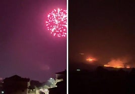 Polémica por los fuegos artificiales en Jaraíz de la Vera durante el incendio de Cuacos de Yuste: «Irresponsabilidad y falta de empatía»
