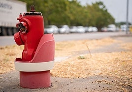 Hidrante en el polígono industrial El Prado.